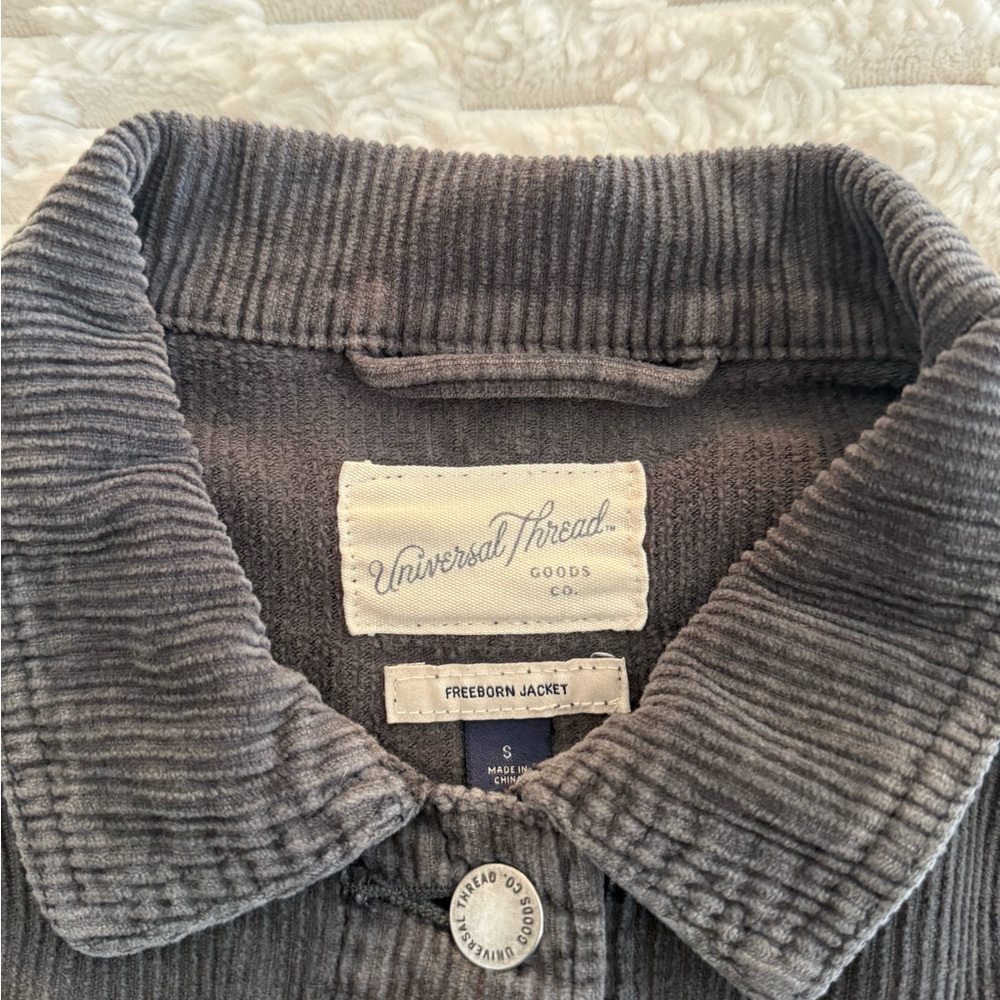 Universal Thread Charcoal Corduroy Jacket